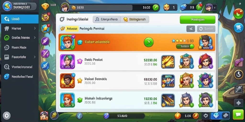 Level yang menantang dan seru.