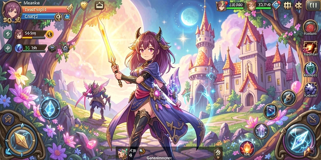 Gameplay yang variatif dan menantang setiap level.