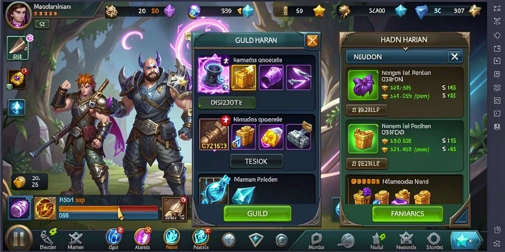 Momen pertarungan seru melawan monster legendaris.