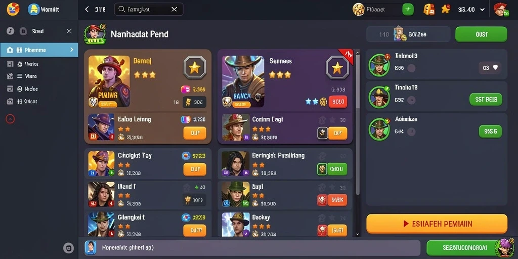 Gameplay yang seru dan menantang setiap level.