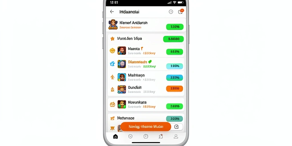 Contoh item yang dapat dikumpulkan dalam game.